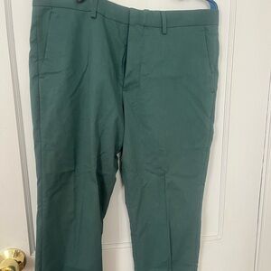 Express Green Chinos Versatile Cotton Blend